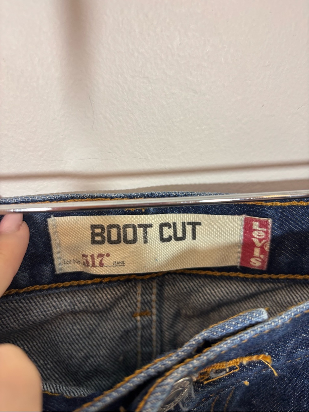 Levi’s Men 517 Bootcut Jeans Blue 35X34 Cotton Classic - Picture 8 of 11